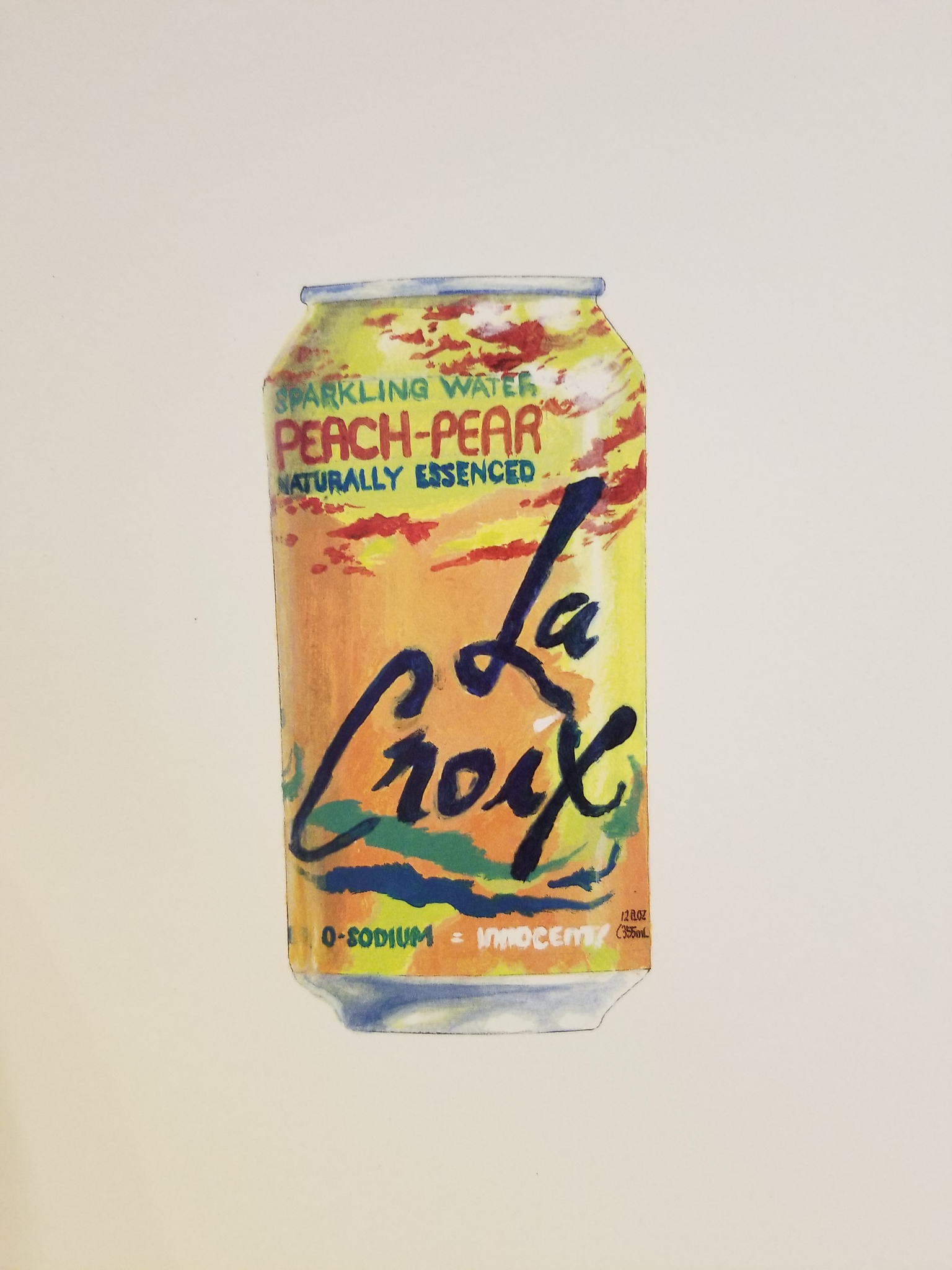 La Croix Can - Peach Pear (Print)