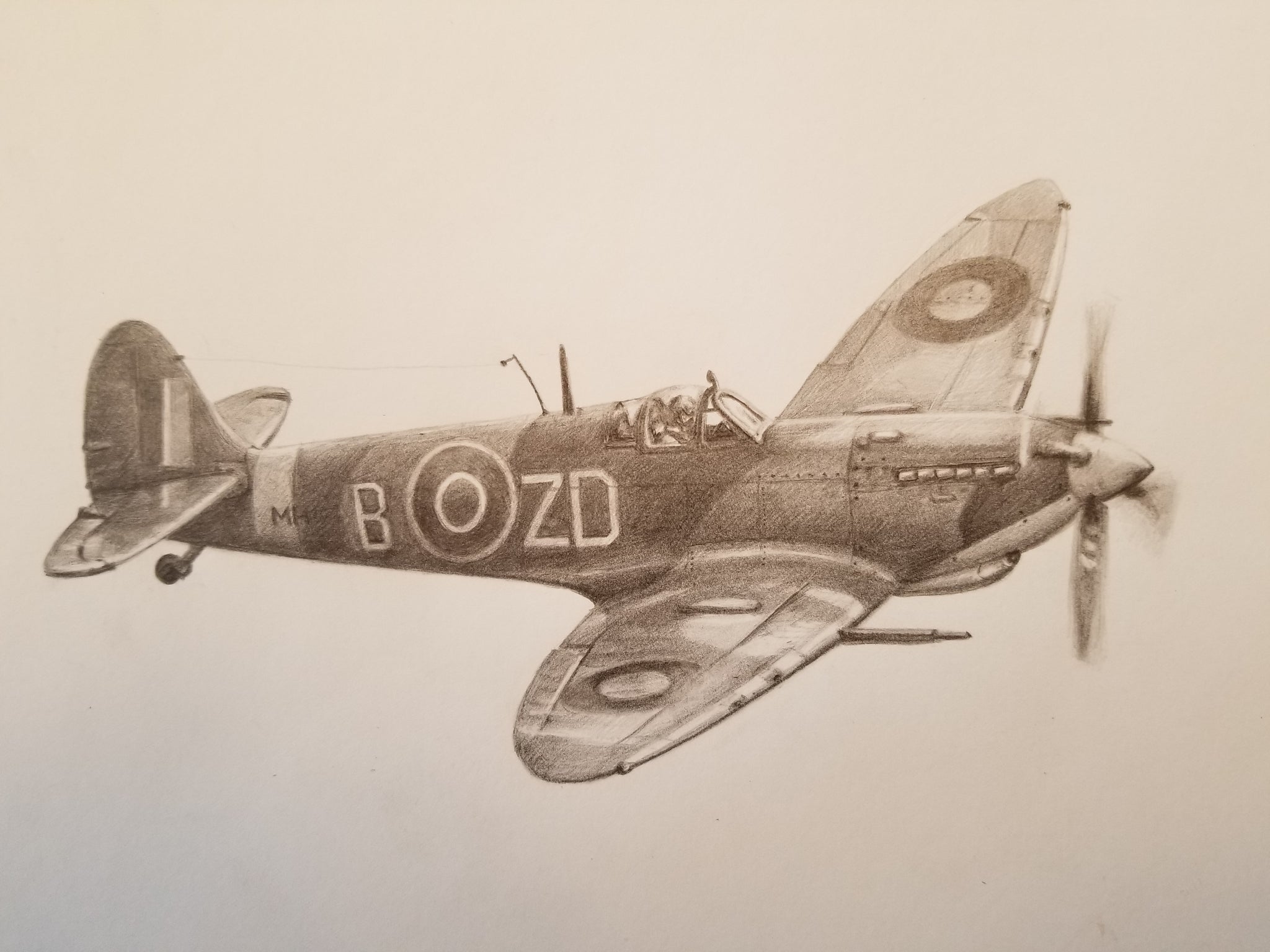 Spitfire Mk IX (Print)