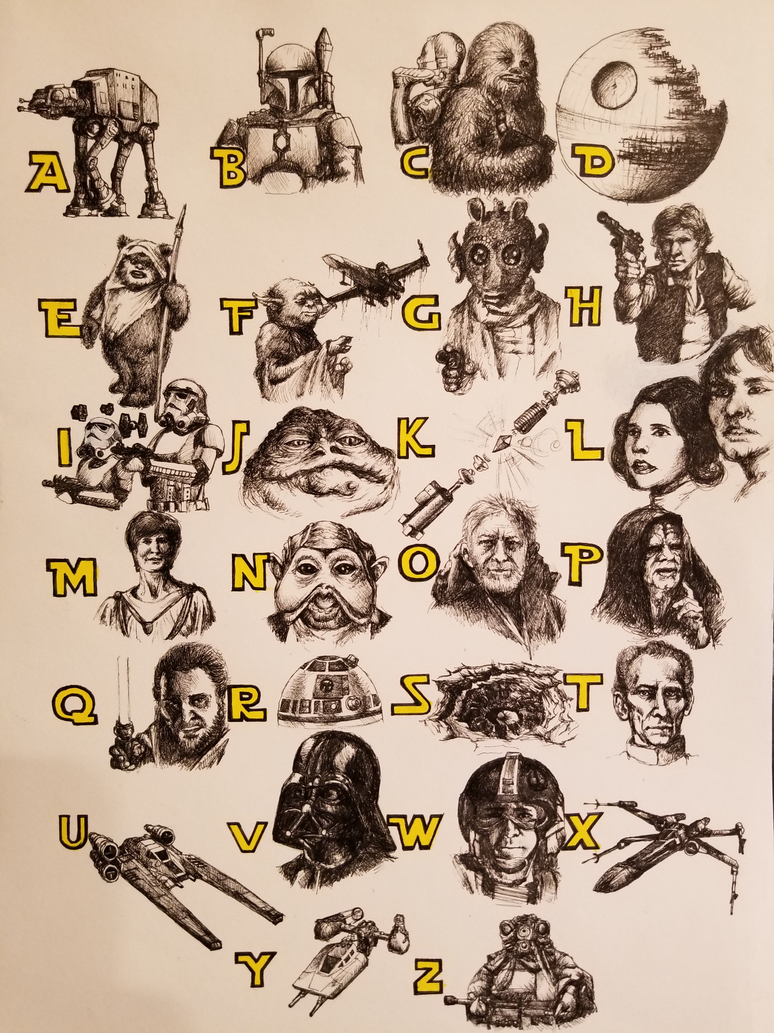 Star Wars Alphabet (Original)