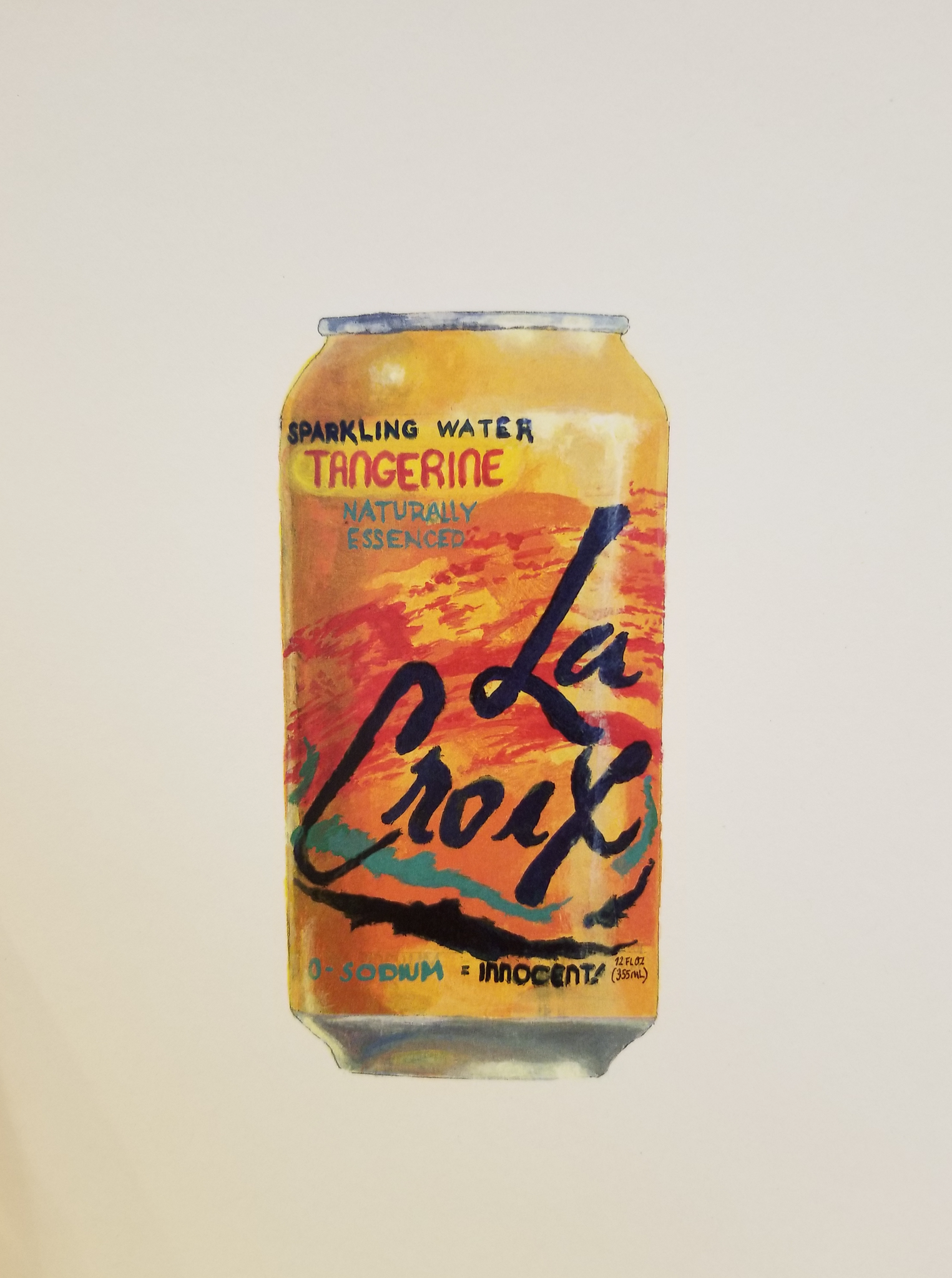 La Croix Can - Tangerine (Print)